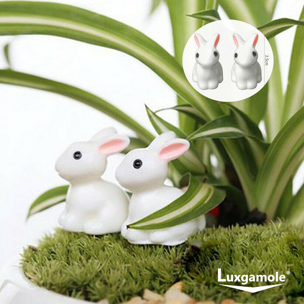 5 Stk. Mini Osterhasen 2,5 cm weiß Tischdeko Osterdeko Ostern Streu Deko 🐰🐣 - LeakBuy