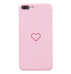 Schutzhülle für iPhone 8 Plus | Süßem Herz ❤️ | Farbe: Rosa | Trend 2019 📱