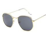 Sonnenbrille Brillen für Damen | Polarisiert Gold-Schwarz von Meetsun 👓☀️