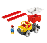 Playmobil 9142 - 1.2.3 - Muldenkipper Lastwagen ab 2+ Jahre Sandkasten Spielzeug