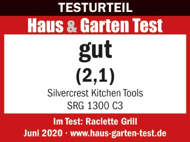 Raclette Grill Tischgrill 1300W Antihaft Partygrill 8 Pfännchen Silvercrest