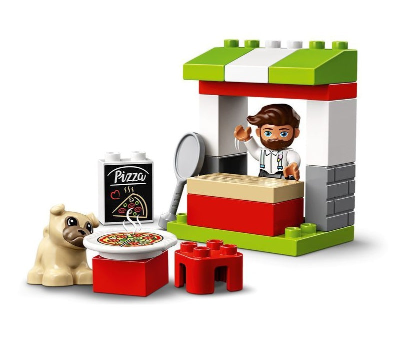LEGO® DUPLO 10927 - Pizza Stand mit Hund ab 2+ Jahre