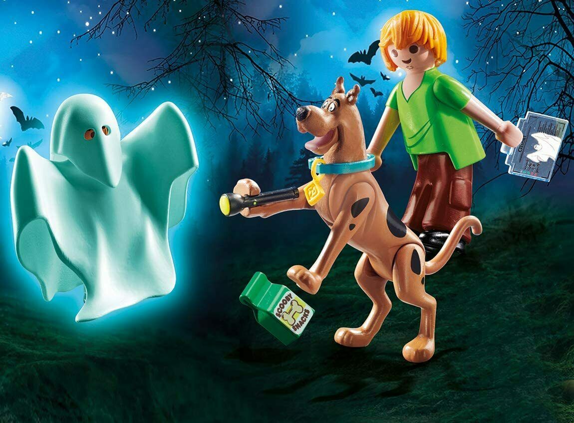 Playmobil 70287 - Scooby Doo! - Scooby & Shaggy mit Geist inkl. Sticker Set 👻