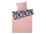 2-teilig Renforcé Wendebettwäsche 135x200 cm Paisley Blumen Muster MERADISO®