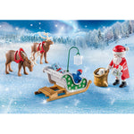 Playmobil 9496 - Christmas - Weihnachtsmann mit Rentierschlitten Geschenke