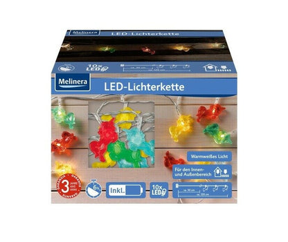 LED Lichterkette Outdoor IP44 - 6 Std. Timer - Garten Tischdeko Sommer MELINERA®