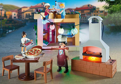 Playmobil 70336 - City Life - Pizzeria mit Gartenrestaurant [Limited Edition]