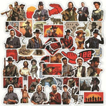 Red Dead Redemption 2 | 54 Stk. 3D Sticker Aufkleber 4-8cm | Fan Merch 🤠🎯