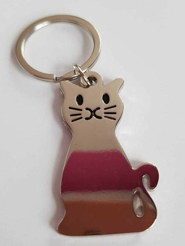 Katzen Schlüsselanhänger | Niedliche Katze aus Metall 🐱🐾❤️