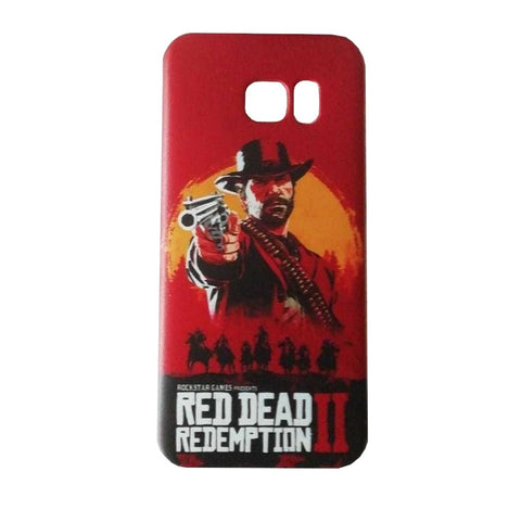 Handyhülle Schutzhülle Case Silikon - Red Dead Redemption 2 für Galaxy S7 edge