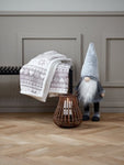 Wohndecke Fleecedecke Norwegian mit Beutel Grau Winterlich Flauschig Weich