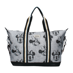 Mickey Mouse Shopping Bag Grau Handtasche Strandtasche Tragetasche Disney