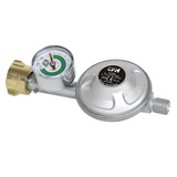 CFH Gasdruckregler 50 mbar Manometer Gasgrill Propan Gasflasche DRF465
