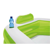 Crivit Planschbecken Pool XXL Grün 600L Sechseckig Schwimmbecken Kinderpool