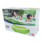 Crivit Planschbecken Pool XXL Grün 600L Sechseckig Schwimmbecken Kinderpool