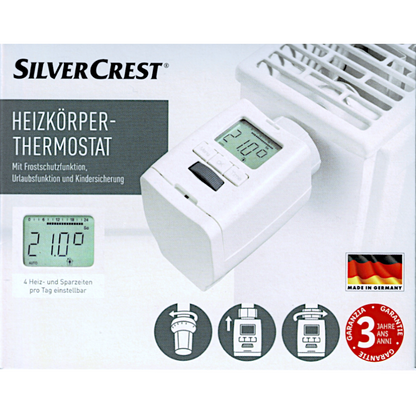 Elektronischer Heizkörper Thermostat Programmierbar Geräuscharm Energiesparen