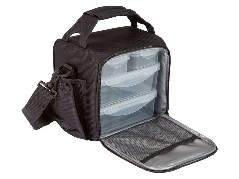 Kühltasche mit Lunchboxen 20,5x20cm Isoliertasche Picknick-Tasche Ernesto®