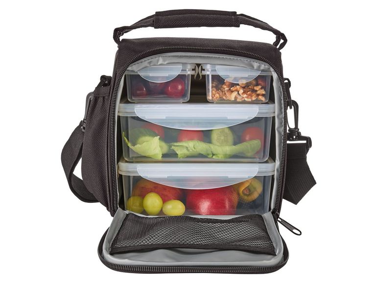 Kühltasche mit Lunchboxen 20,5x20cm Isoliertasche Picknick-Tasche Ernesto®
