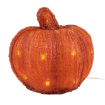 LED Deko Figur 19cm Acryl Kürbis Herbstdeko Timer Batteriebetrieb Livarno Home