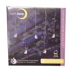 LED Lichtervorhang Lichterkette Hasen Timer Fensterdeko Osterdeko LightZone