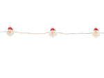 LED Lichterkette Weihnachtsmann 2,3m Timer Weihnachtsdeko Tischdeko Melinera®