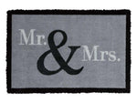 Schmutzfangmatte Fussmatte 40x60cm Mr&Mrs Pärchen Türmatte Fußabtreter Meradiso®