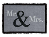 Schmutzfangmatte Fussmatte 40x60cm Mr&Mrs Pärchen Türmatte Fußabtreter Meradiso®