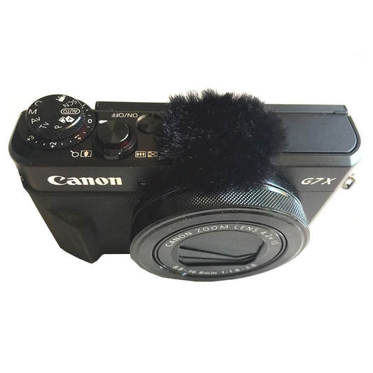 Canon PowerShot G7 X Mark II | Micromuff | Windschutz für Mikrofon