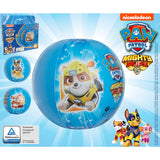 Paw Patrol aufblasbarer Wasserball Strandball 29cm - Blau Superhelden