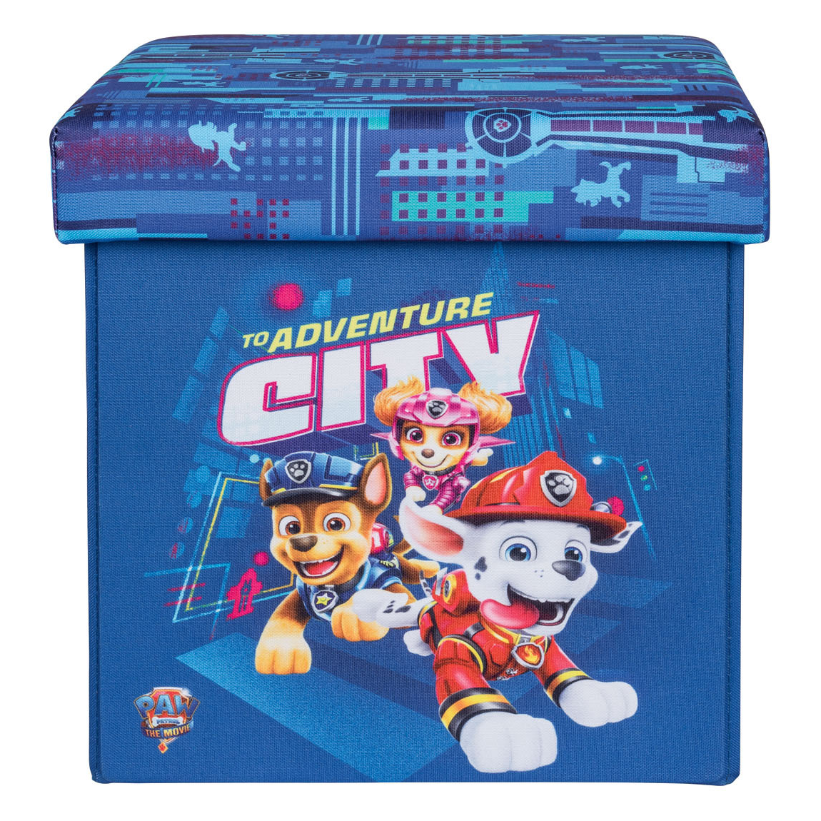 Paw Patrol Sitzhocker Sitzbox für Kinder - Spielzeugbox Spielzeugkiste