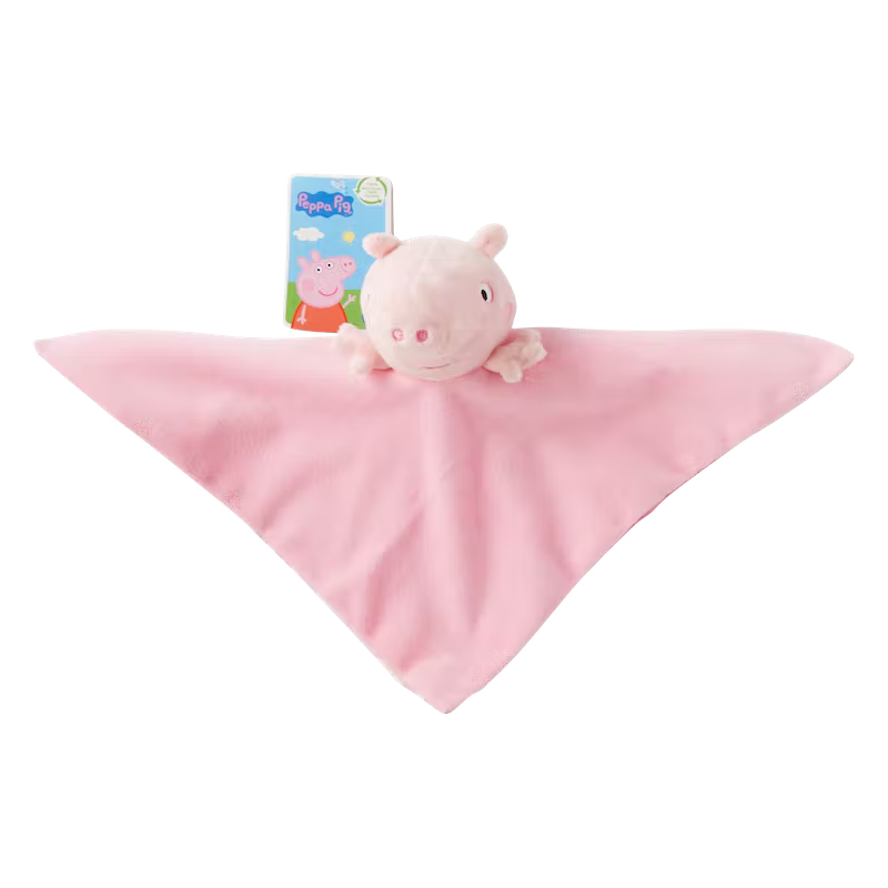 Peppa Pig Schmusetuch Schnuffeltuch Rosa Kuscheltier Babyspielzeug
