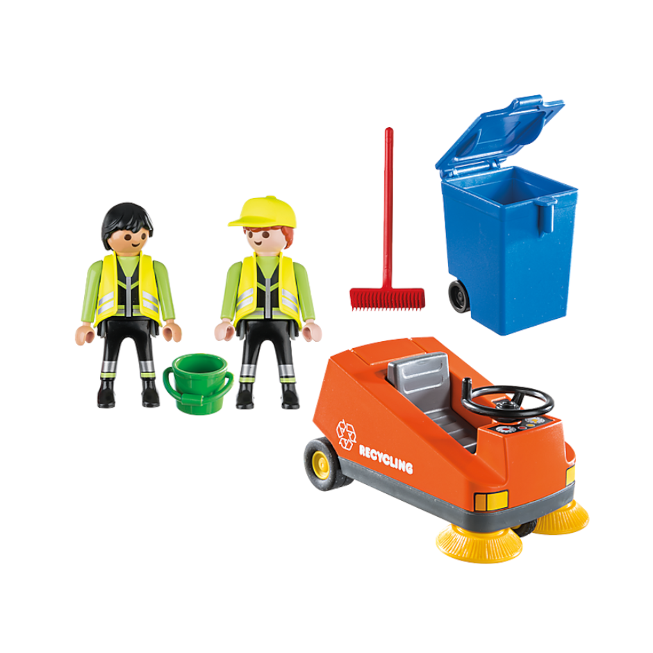Playmobil 70203 - City Life - Kehrmaschine Stadtreinigung Müllabfuhr Müllwagen