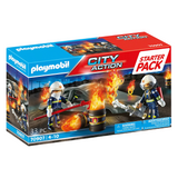 Playmobil 70907 - City Action - Feuerwehrübung Unfall Fahrzeugbrand Autowrack