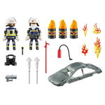 Playmobil 70907 - City Action - Feuerwehrübung Unfall Fahrzeugbrand Autowrack