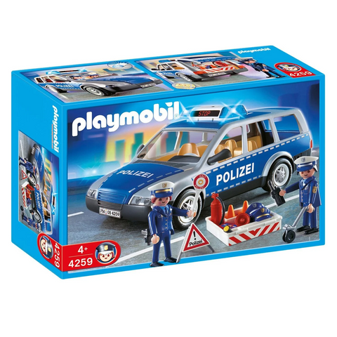 Playmobil 4259 - City Action - Polizei-Einsatzwagen Polizisten mit Blaulicht