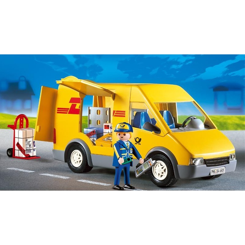 Playmobil 4401 - City Life - Paketdienst / DHL Briefträger Postbote