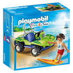 Playmobil 6982 - Family Fun - Surfer mit Grünen Strandbuggy