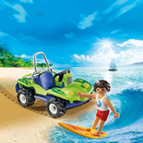 Playmobil 6982 - Family Fun - Surfer mit Grünen Strandbuggy
