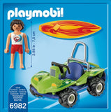 Playmobil 6982 - Family Fun - Surfer mit Grünen Strandbuggy