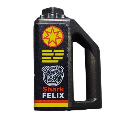 Playmobil - Ölkanister Ölflasche Shark Felix (grau) Ersatzteil-Nr.: 30203430