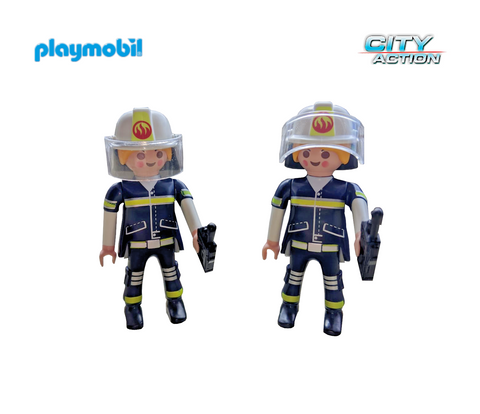 Playmobil City Action DuoPack Feuerwehrfrau mit Funkgerät Feuerwehr Zubehör 🔥