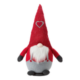 Wichtel Gnom Zwerg Figur XXL 78cm mit Herz Rot Weihnachtsdeko Livarno Home